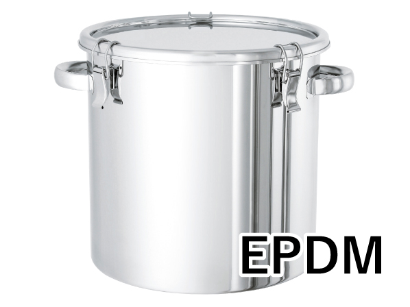 EPDMパッキン付ステンレス密閉容器(クリップ式)【CTH/PEA】 14営業日以内に出荷 CTH-30/PEA : 容量 20L