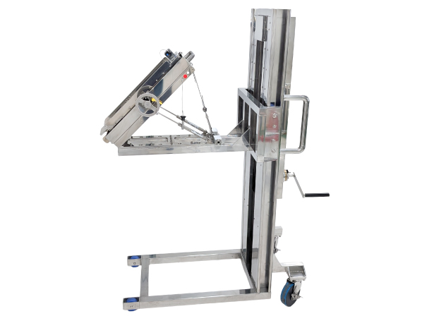 ステンレス製 無菌搬送リフター(アイソレータ接続対応)