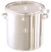 密閉容器(バンド式)CTL容器のサイズを増やしました。