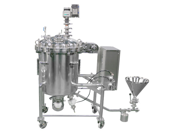 【新製品】粉体を分散・ダマを解砕し液体と均一に混合|粉体吸引式撹拌タンク